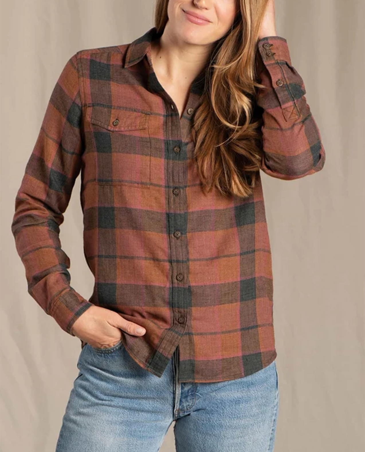 Womens Re-Form Flannel Shirt