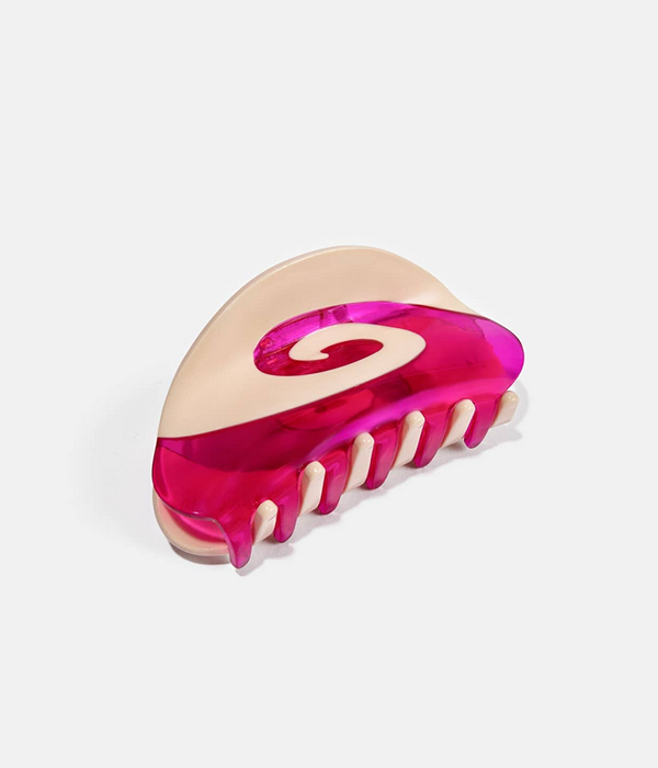 Womens Suki Claw in Raspberry Swirl