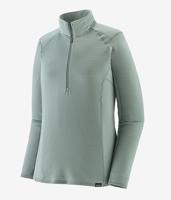 Womens Cap Thermal Weight Zip Neck
