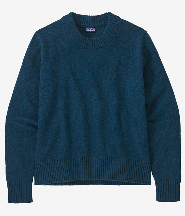 Womens Recycled Wool Crewneck Sweater