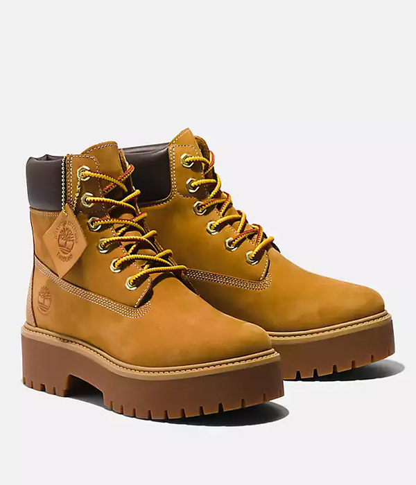 Womens Stone Street 6in WP Boots in Wheat Nubuck