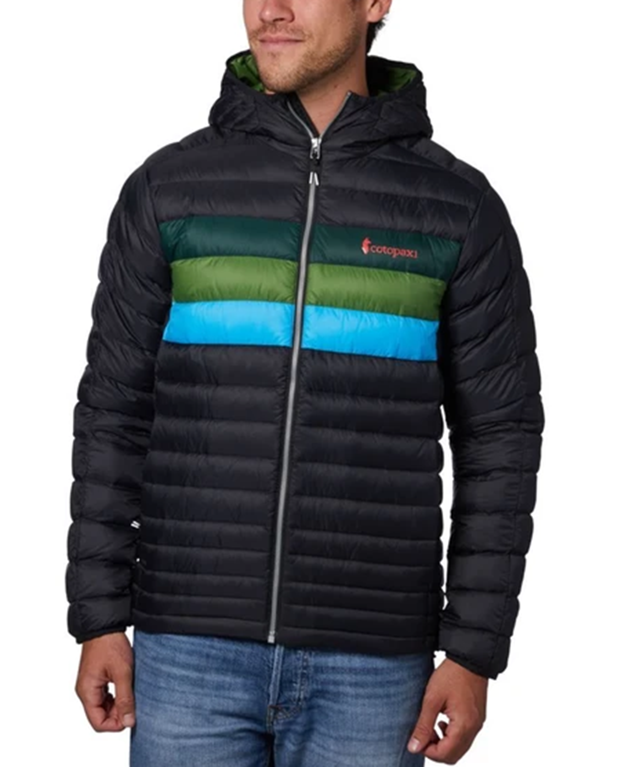 Mens Fuego Down Hooded Jacket