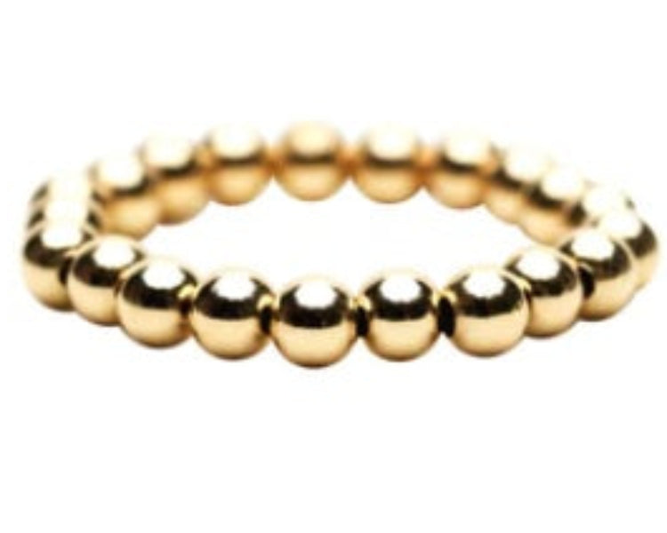 3mm Yellow Gold Filled Signature Ring Size 7