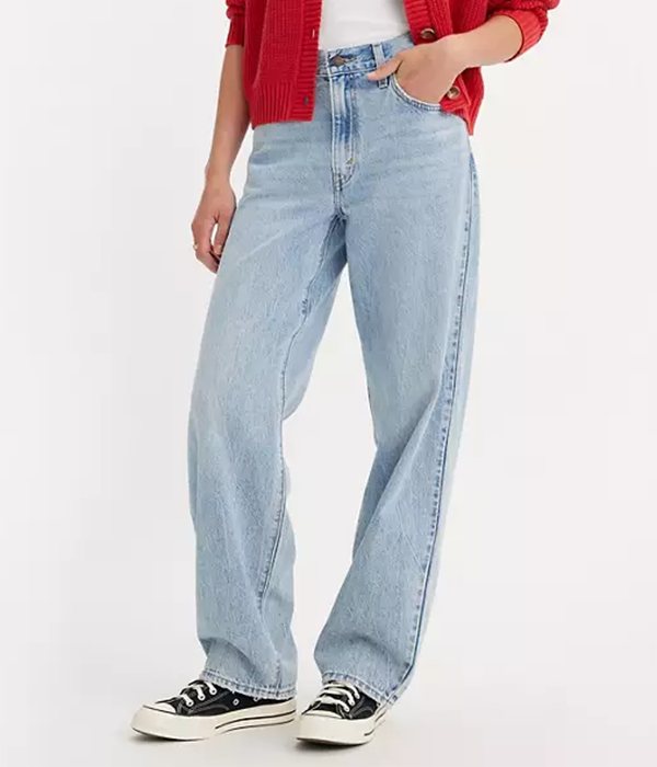 Womens Baggy Dad in Fan Flare