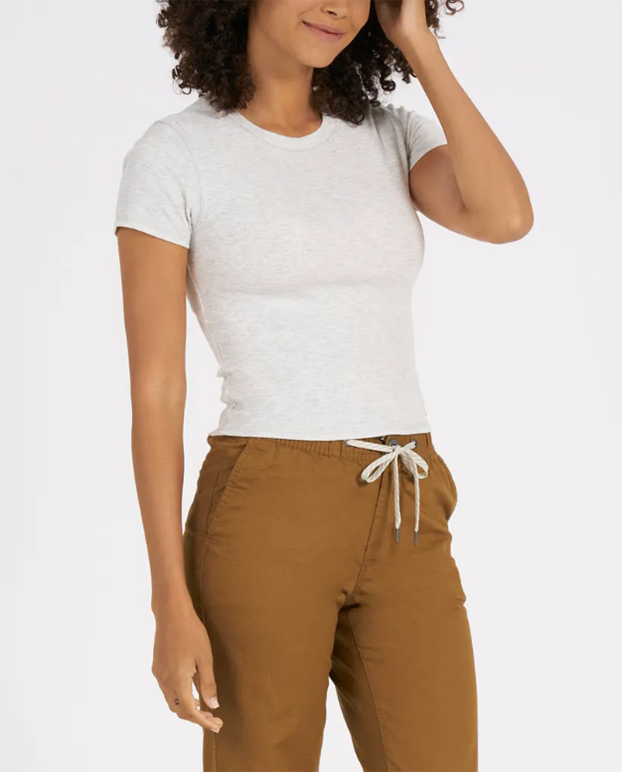 Womens Pose Fitted Tee