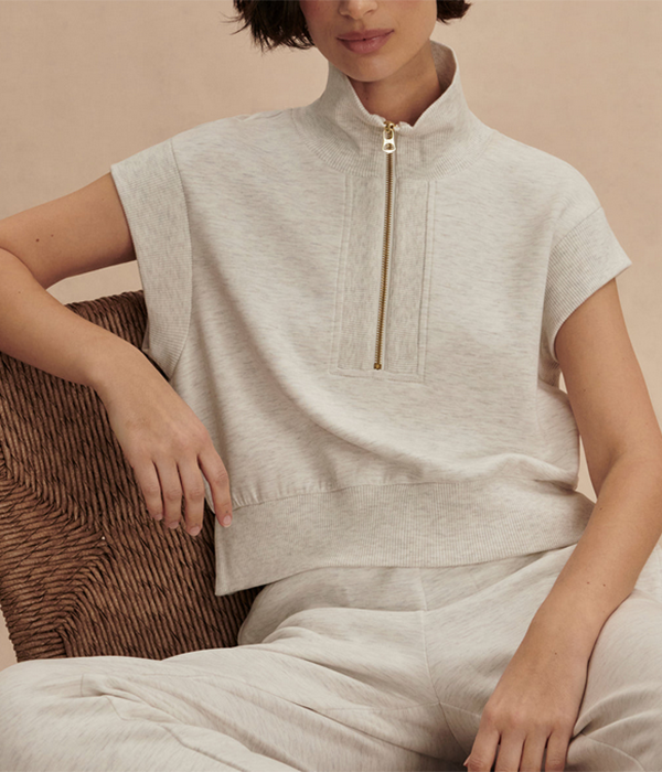 Womens Kelly Half Zip Sweat