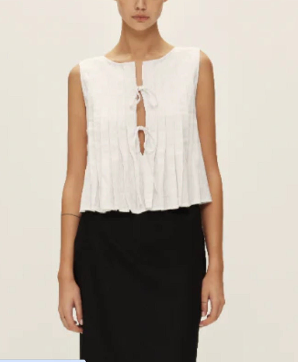 Womens Kali Linen Top