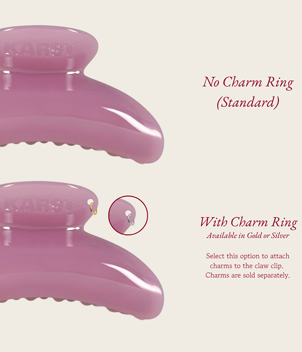 Superclip Hair Claw With GOLD Charm Ring â€” Pacific