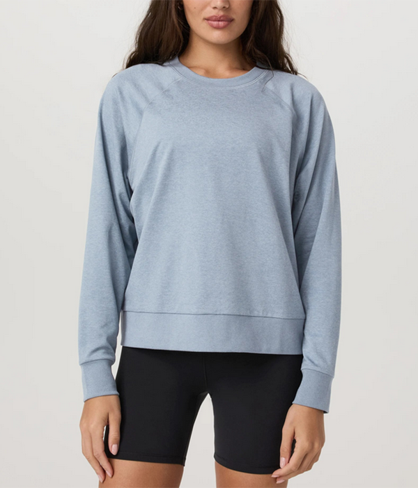 Womens L/S Halo Crew