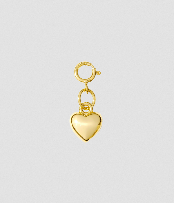 Womens Hair Clip Charm â€” Heart of Gold