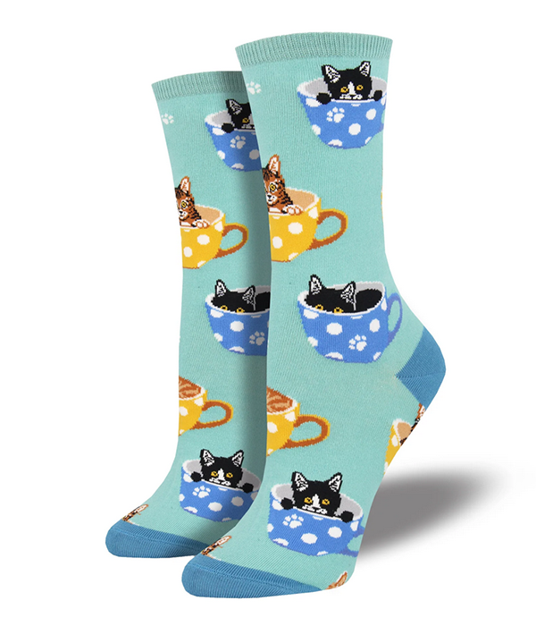 Cat-Feinated Socks