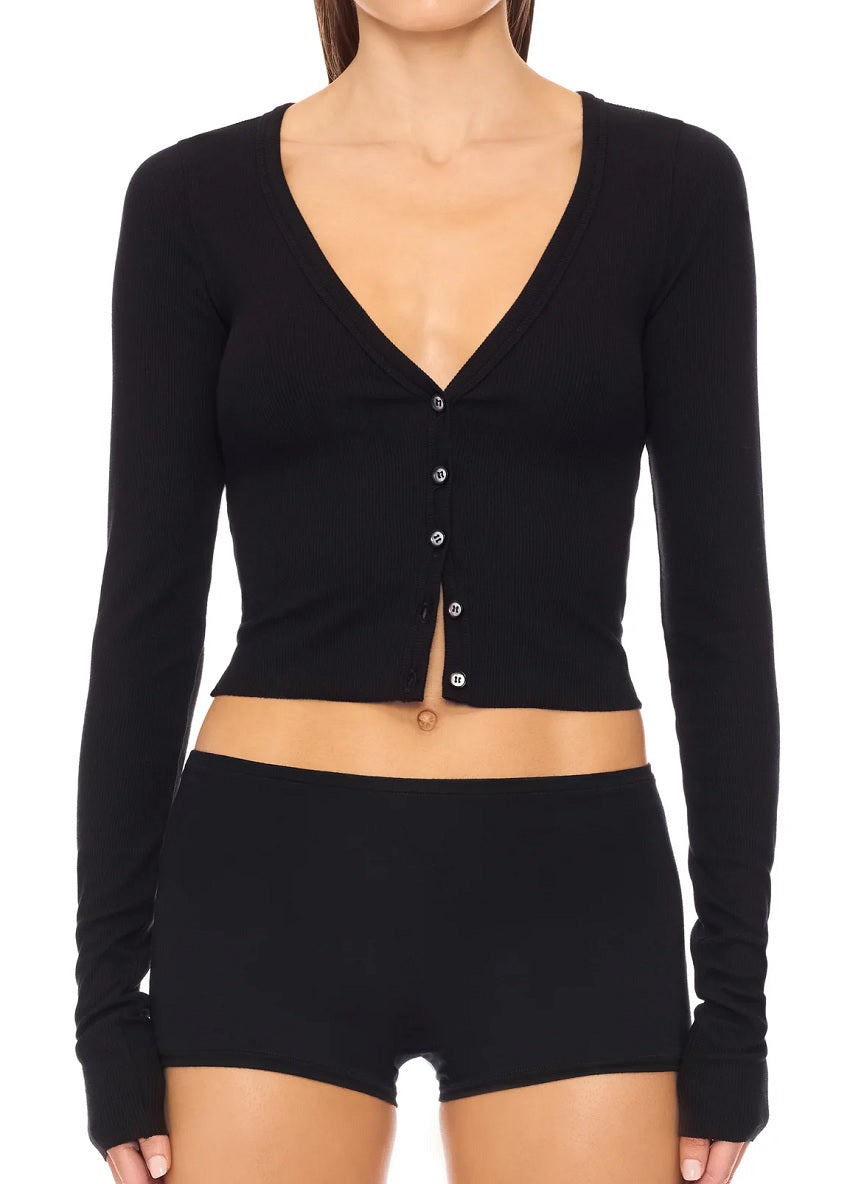 Womens Cropped Cardigan