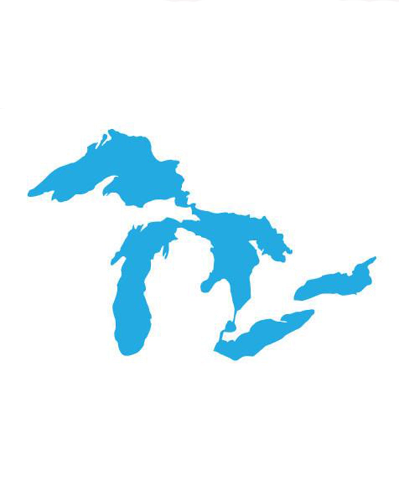 GREAT LAKES PROUD GLP Die Cut Sticker (3x5)