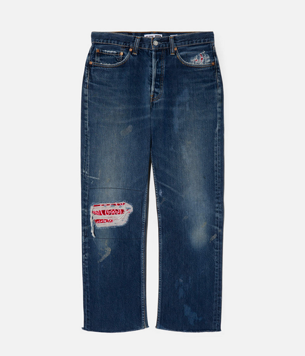 Womens Levis Bandana Boyfriend Jean