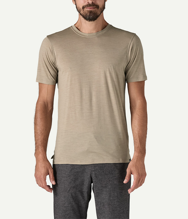 Mens Cap Cool Merino Blend Shirt