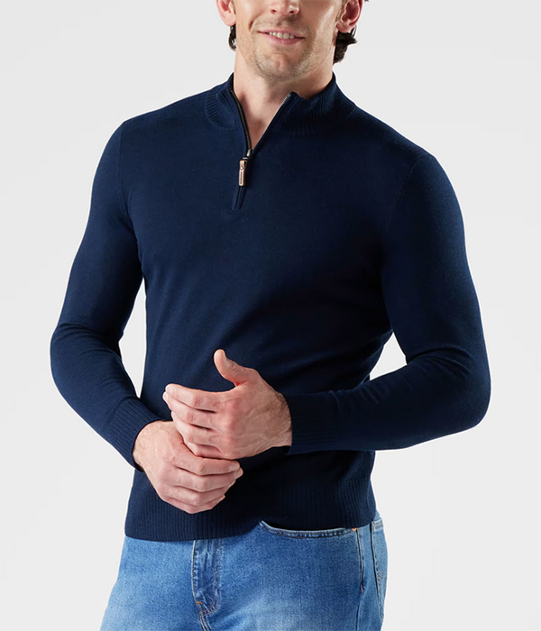 Mens Sparwood 1/4 Zip Sweater