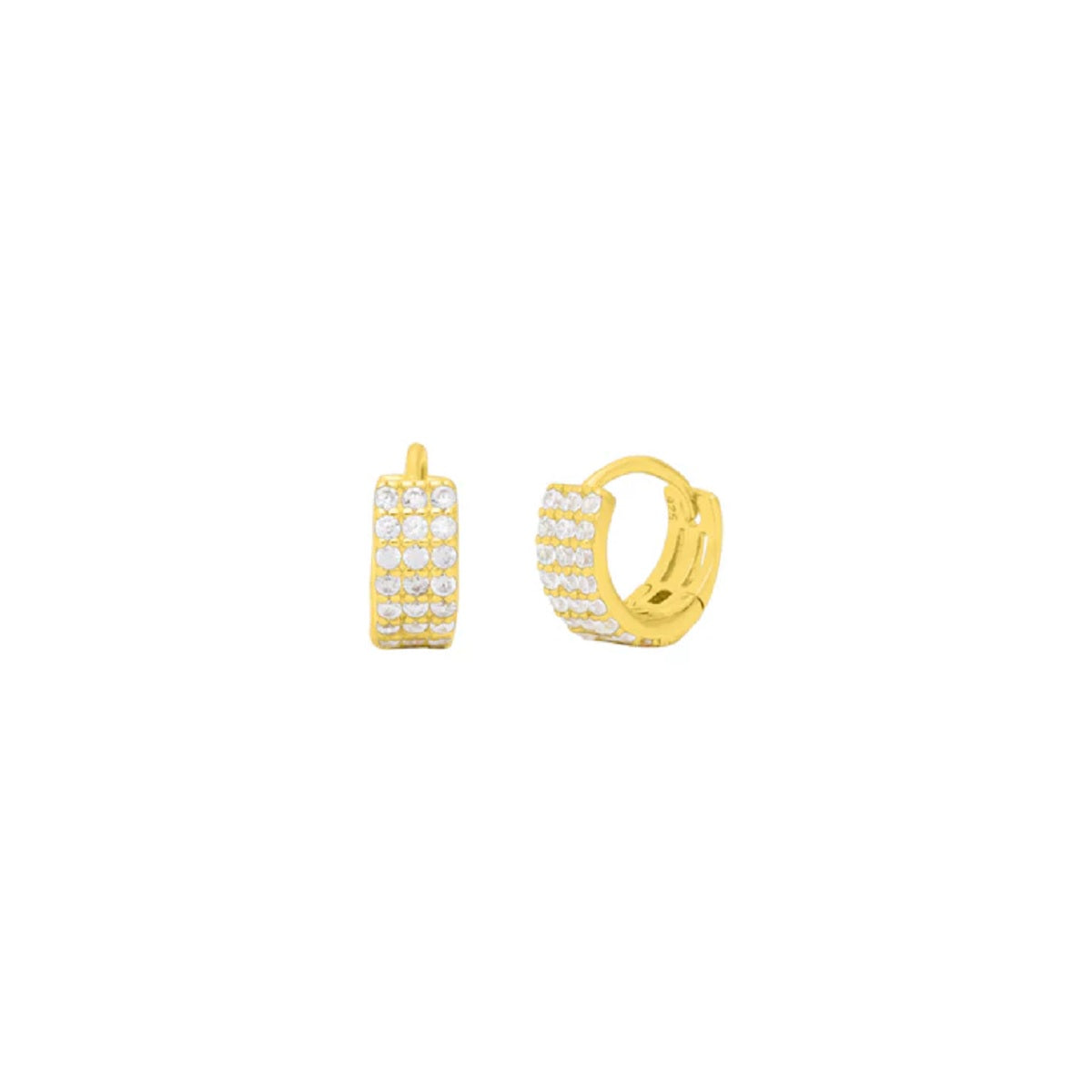 Womens Marjorie Huggies Gold