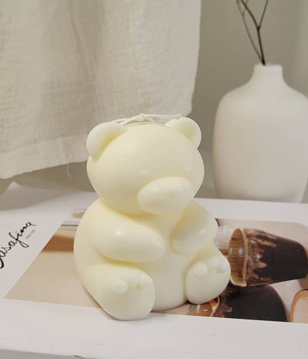 Teddy Bear Candle Large - Mocha | Decor Candle | Aesthetic