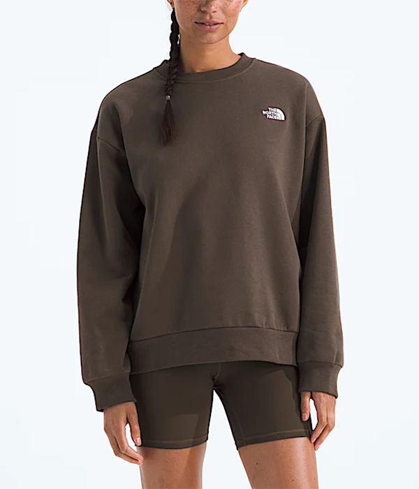 Womens Evolution Simple Dome Oversized Crew