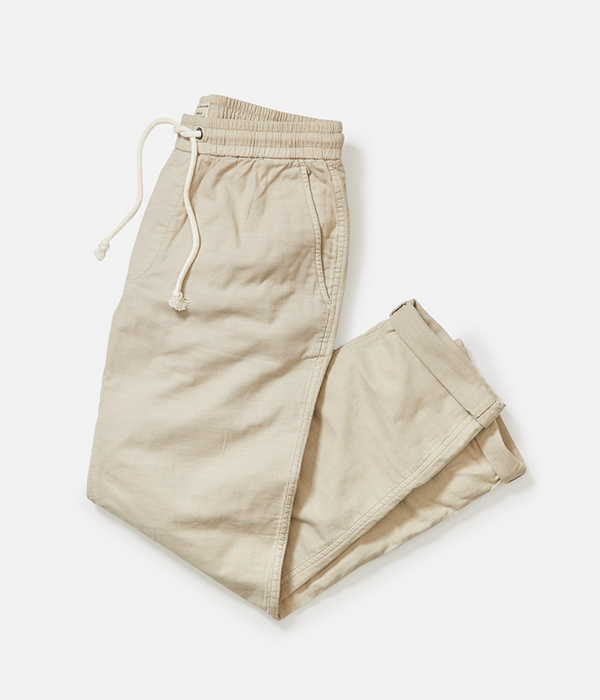 Mens Saturday Stretch Beach Pant - Athletic Fit in Fog