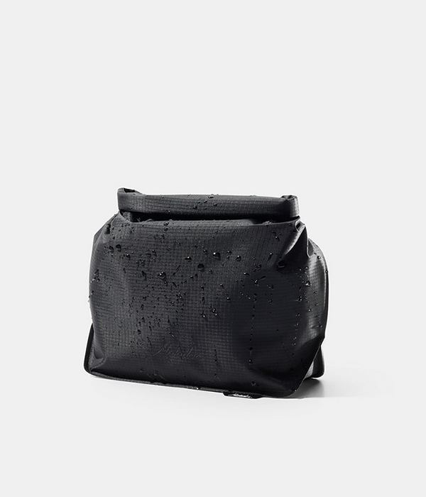 FlatPak V2 Waterproof Toiletry Case - Black