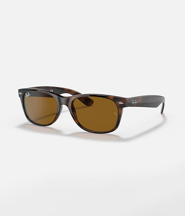 RB-2132-710/55 New Wayfarer Light Havana w/ B-15 Brown