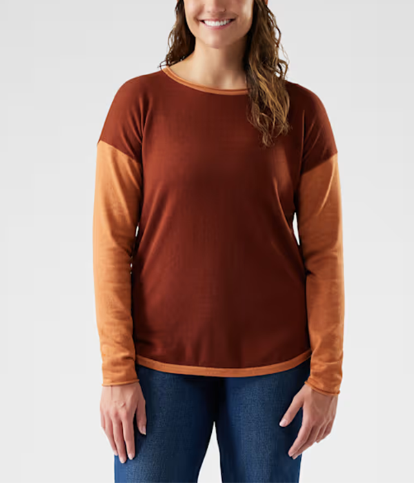 Womens Shadow Pine Colorblock Sweater