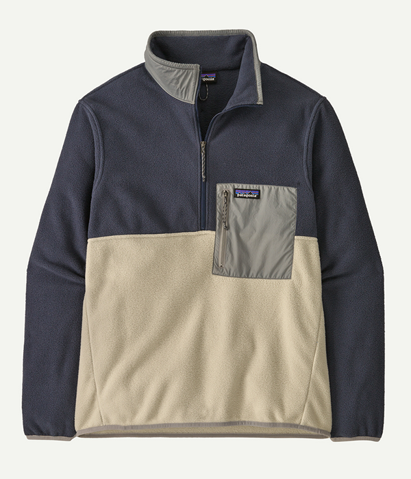 Mens Microdini 1/2 Zip P/O
