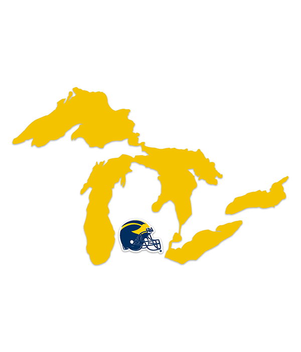 GREAT LAKES PROUD NCAA Sticker