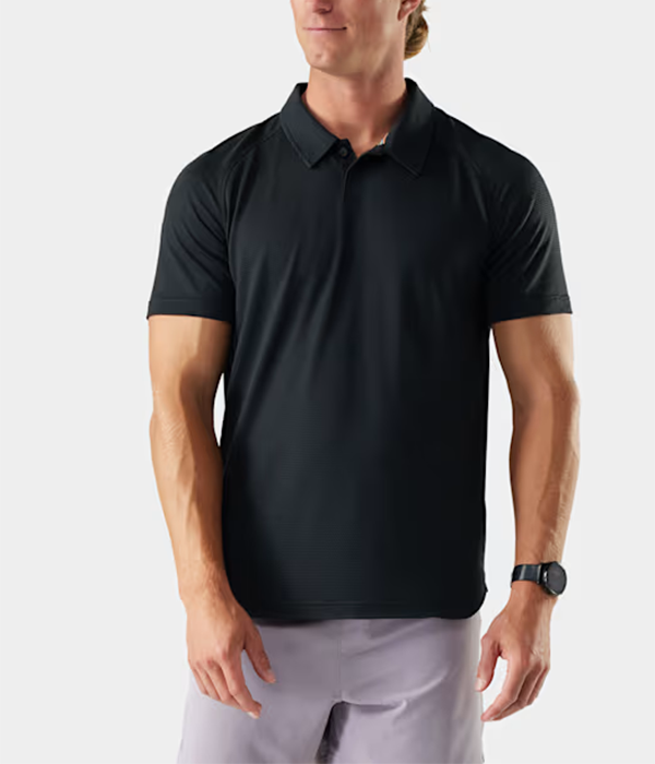 Mens Active Mesh Polo