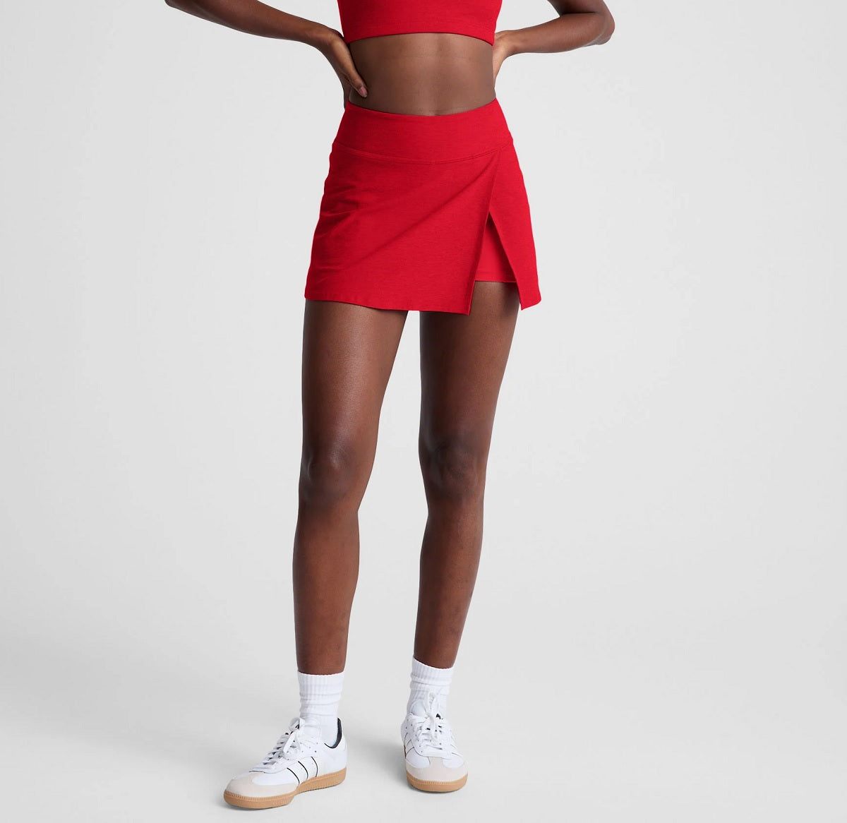 Womens Spacedye Points Crossover Skirt