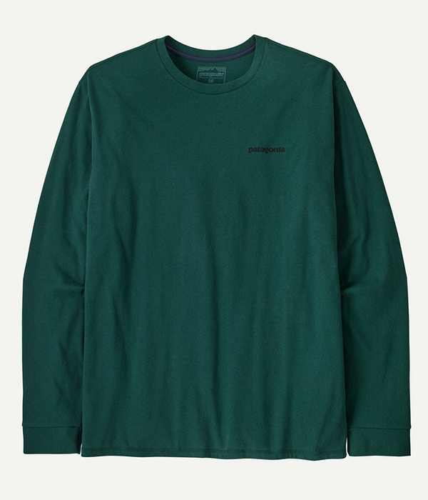 PATAGONIA Mens Long Sleeve P-6 Logo Responsibili-Tee