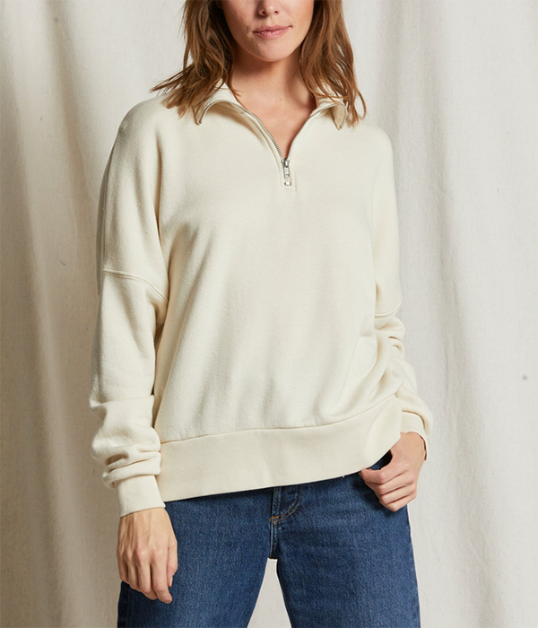 Womens Drake Luxe Fluff Fleece Half Zip