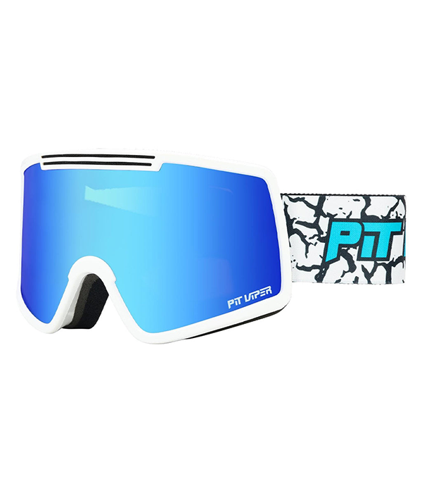 The French Fry Goggle - Large in The Miami Nights + Blue Lens