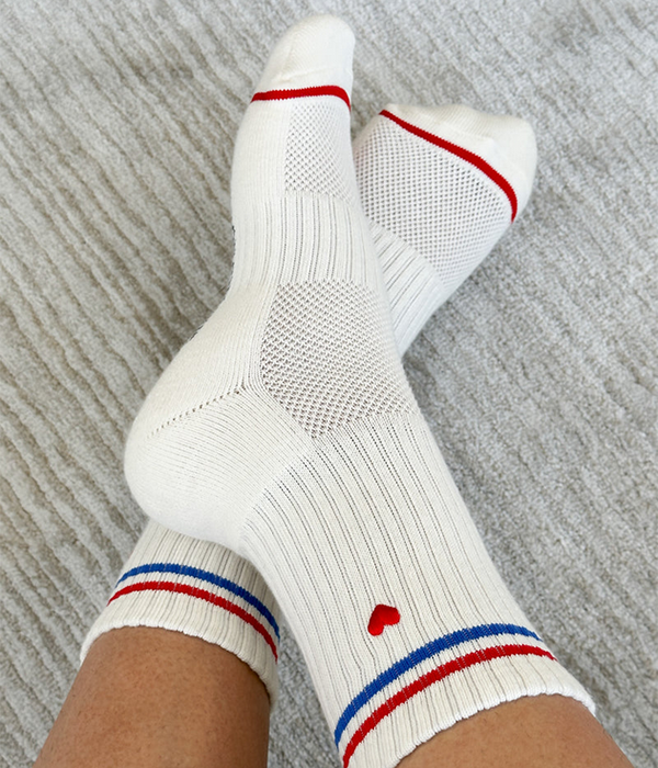 Embroidered Boyfriend Socks