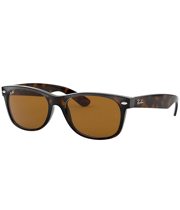 RB2132-710/5155 New Wayfarer Light Havana w/ Clear Gradient Brown