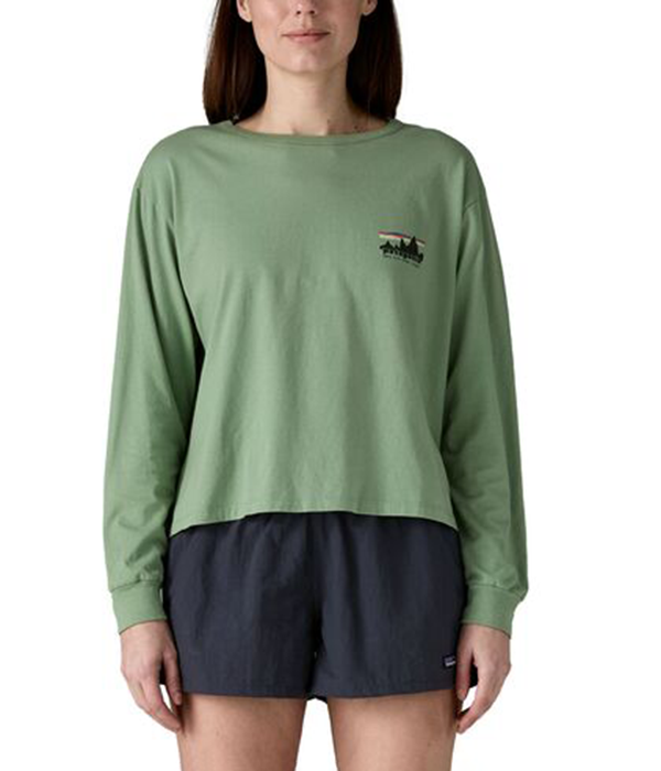 Womens L/S '73 Skyline Easy Cut Organic T-Shirt