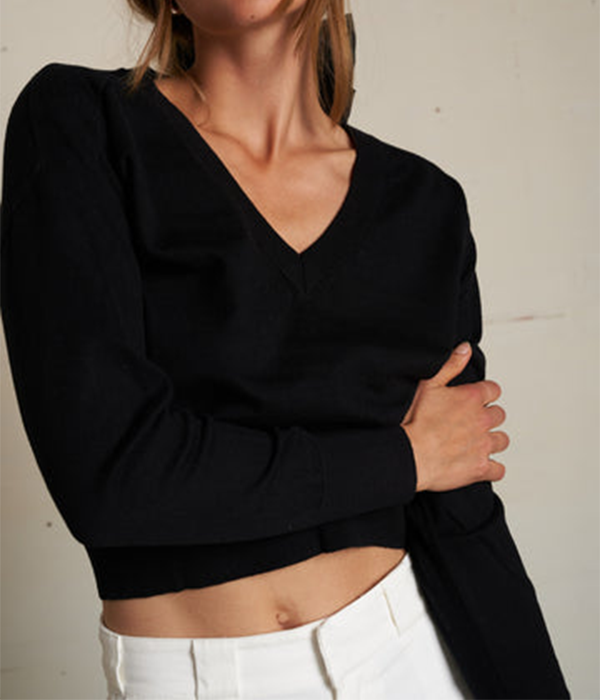 Womens Georgina Cashmere V-Neck Sweater