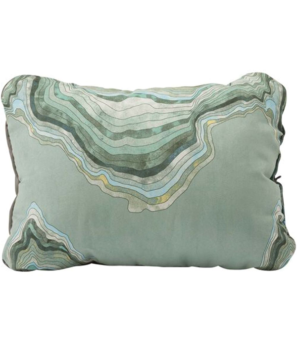 Compressible Pillow Cinch, M - Topo Wave Print