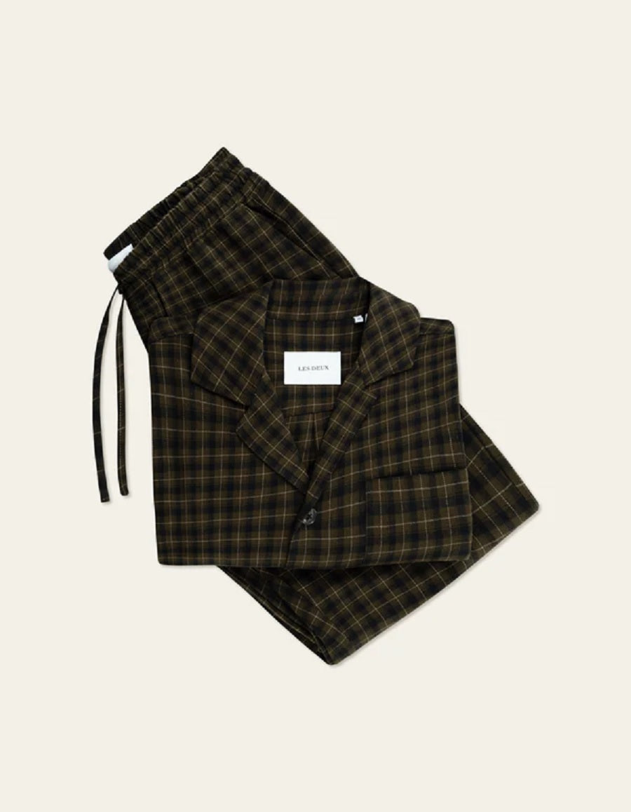Mens Ludwig Plannel Pyjama Shirt & Pants