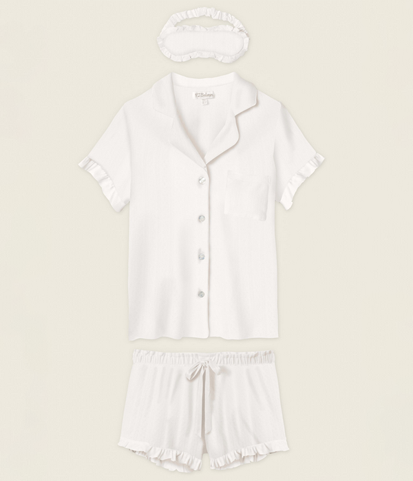 Womens Pointelle Essentials PJ Set