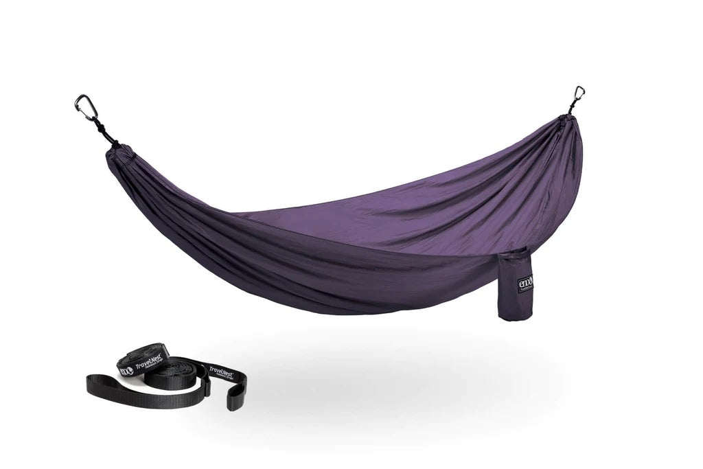 TravelNest Hammock + Straps Combo in Plum