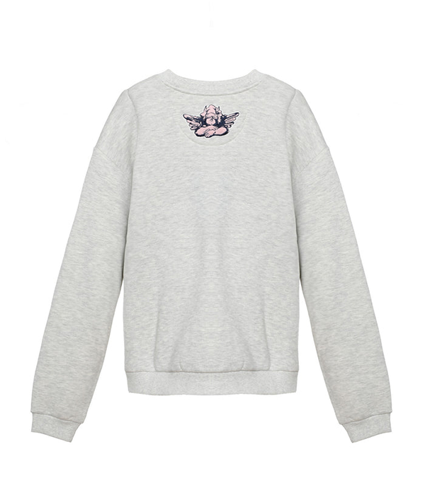 Womens Smoke & Mirrors Kara Crewneck in Grey