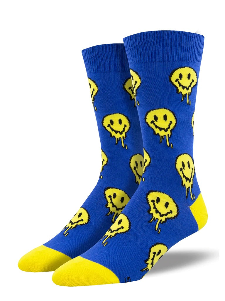 Mens Melting Smiles Sock