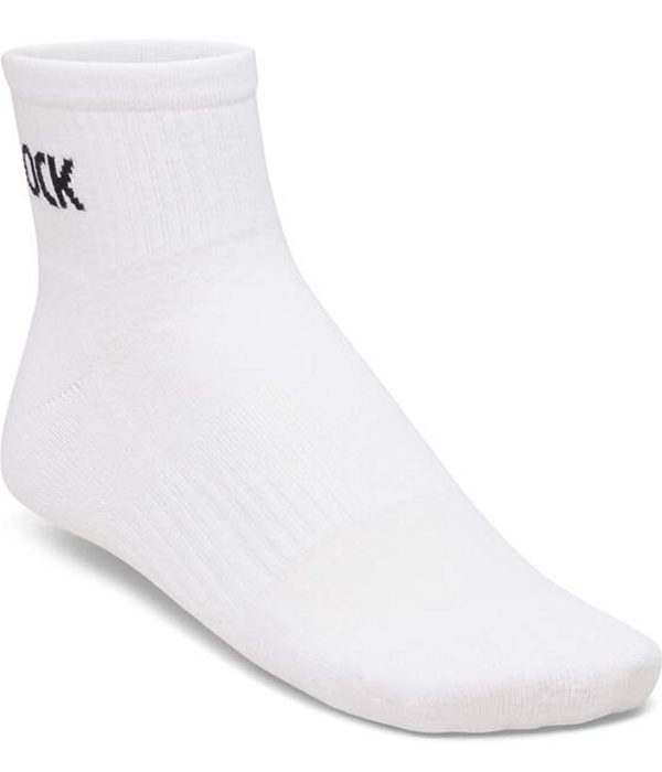 Cotton Crew Ankle Sock in White