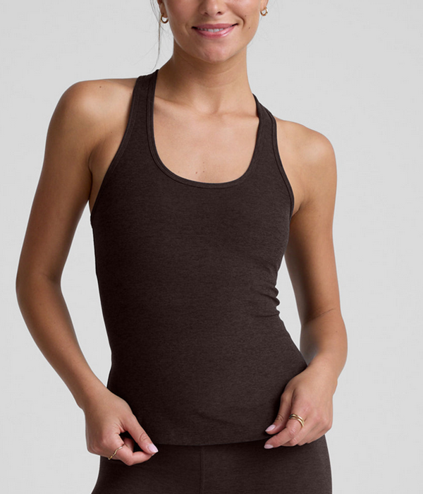 Womens Spacedye Step Up Racerback Tank