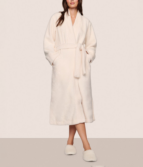 Womens Renew Plush Long Robe