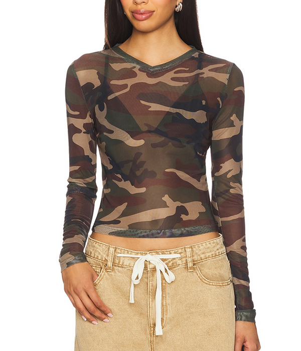 Womens The Boulevard Mesh Top