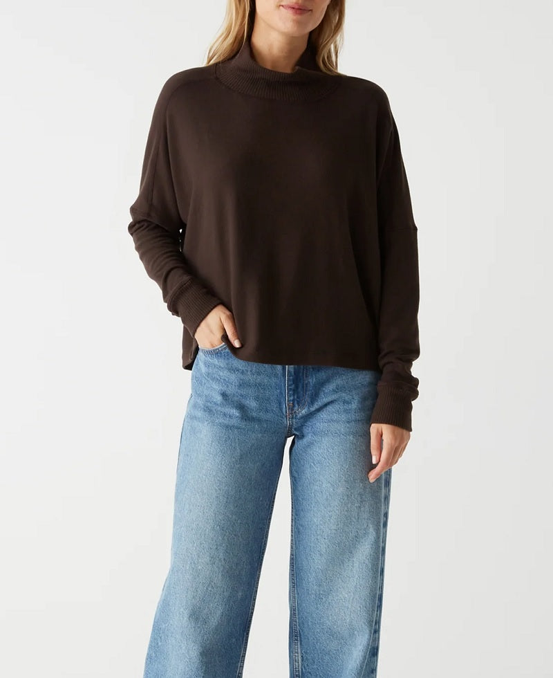 Womens Frida Mock Neck Top