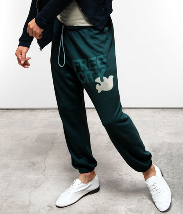 Womens Free City Large Sweatpant B